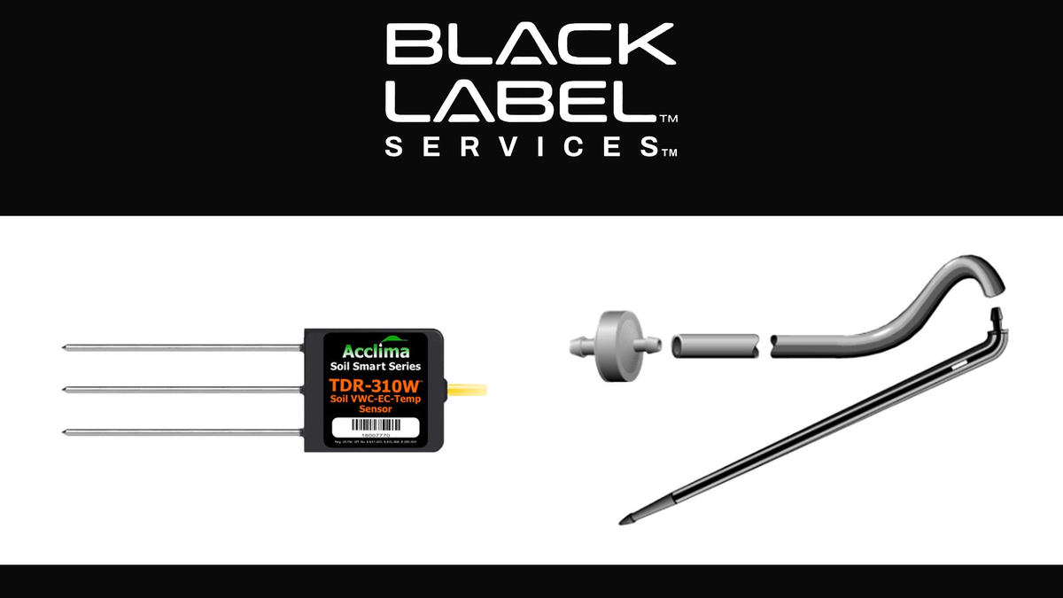 BLACK LABEL Services - crop steering through irrigation strategy