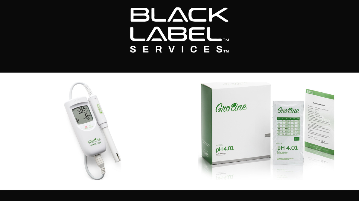 BLACK LABEL Services - pour-through EC and pH testing