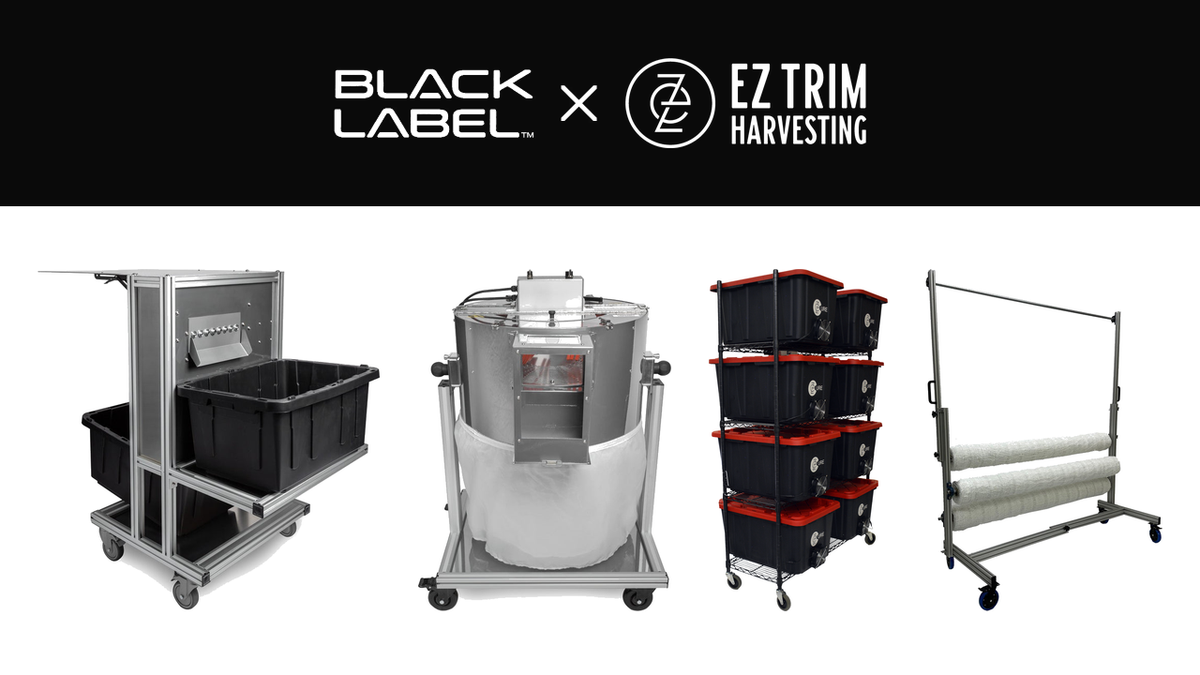 BLACK LABEL x EZ TRIM HARVESTING brand spotlight - commercial harvest equipment