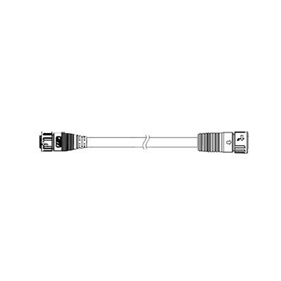Fluence DC Flex Dimming, 42" ( 1064mm ), Terminator Cable, M12 Threaded Connectors 10/CS