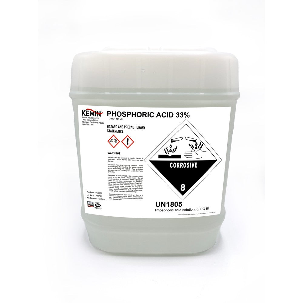 33% Phosphoric acid – Disinfection and Sanitation