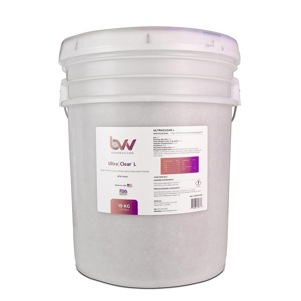 Ultra Clear L - Granular High Performance Bentonite for Bleaching & Decolorizing Edible Oils - Black Label Supply llc