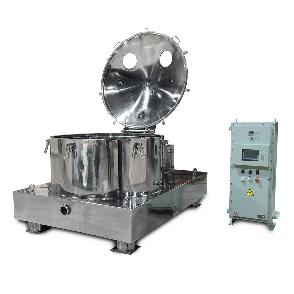 160L Jacketed Stainless Steel Centrifuge with Explosion Proof Motor and Siemens Controller - 55LB Max Capacity - Black Label Supply llc
