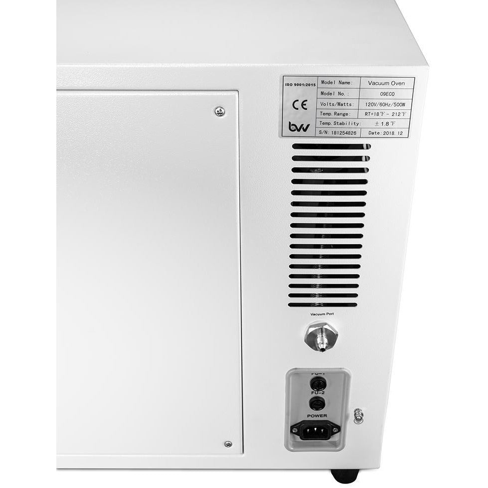 0.9CF ECO Vacuum Oven - 4 Wall Heating, LED display, LED's - 4 Shelves Standard - Black Label Supply llc