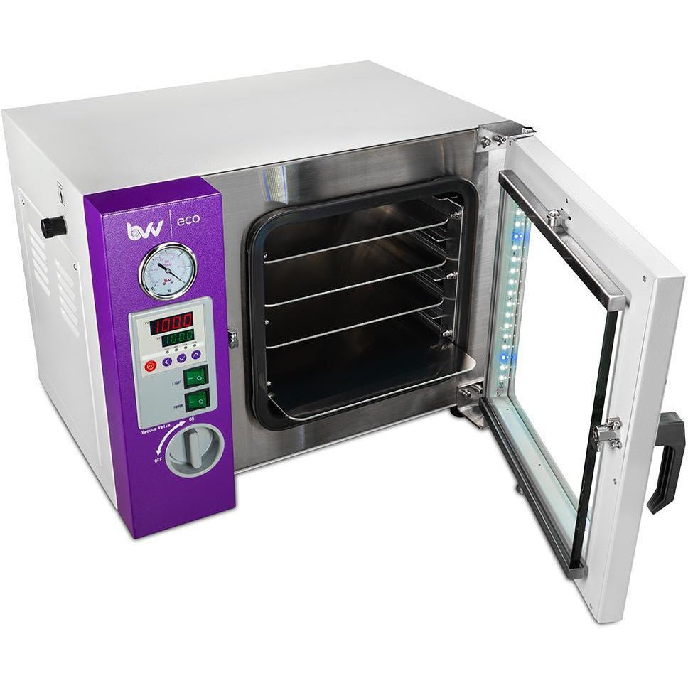 0.9CF ECO Vacuum Oven - 4 Wall Heating, LED display, LED's - 4 Shelves Standard - Black Label Supply llc