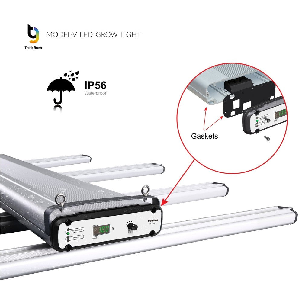 ThinkGrow Model - V LED Grow Light - Black Label Supply llc