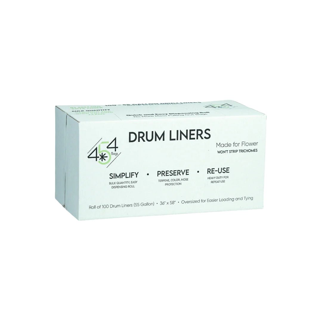 454 Bags 55 Gallon 36 inx 58 in Drum Liners - Roll of 100 - Liner - 100ct - Storage Bags
