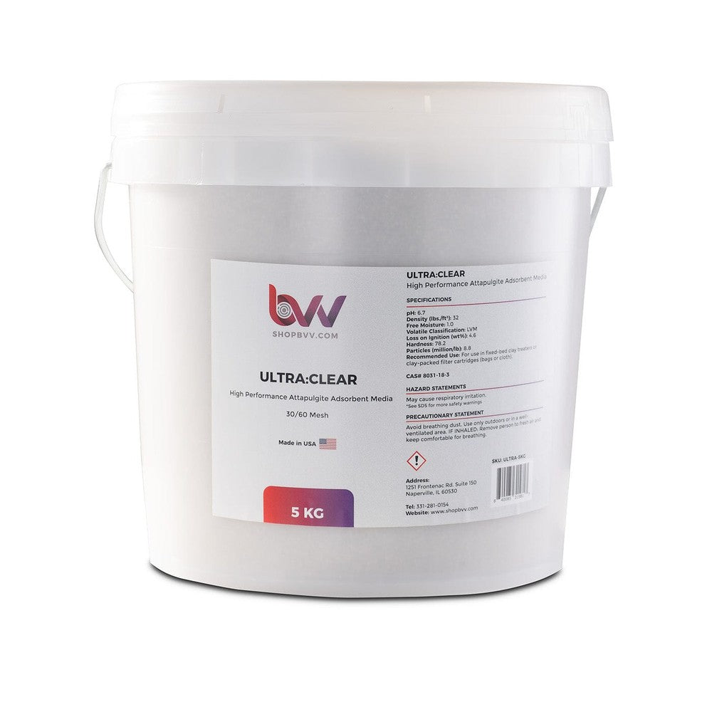 Ultra Clear - Granular High Performance Bentonite for Bleaching & Decolorizing Edible Oils *Compares to CRX™ - Black Label Supply llc