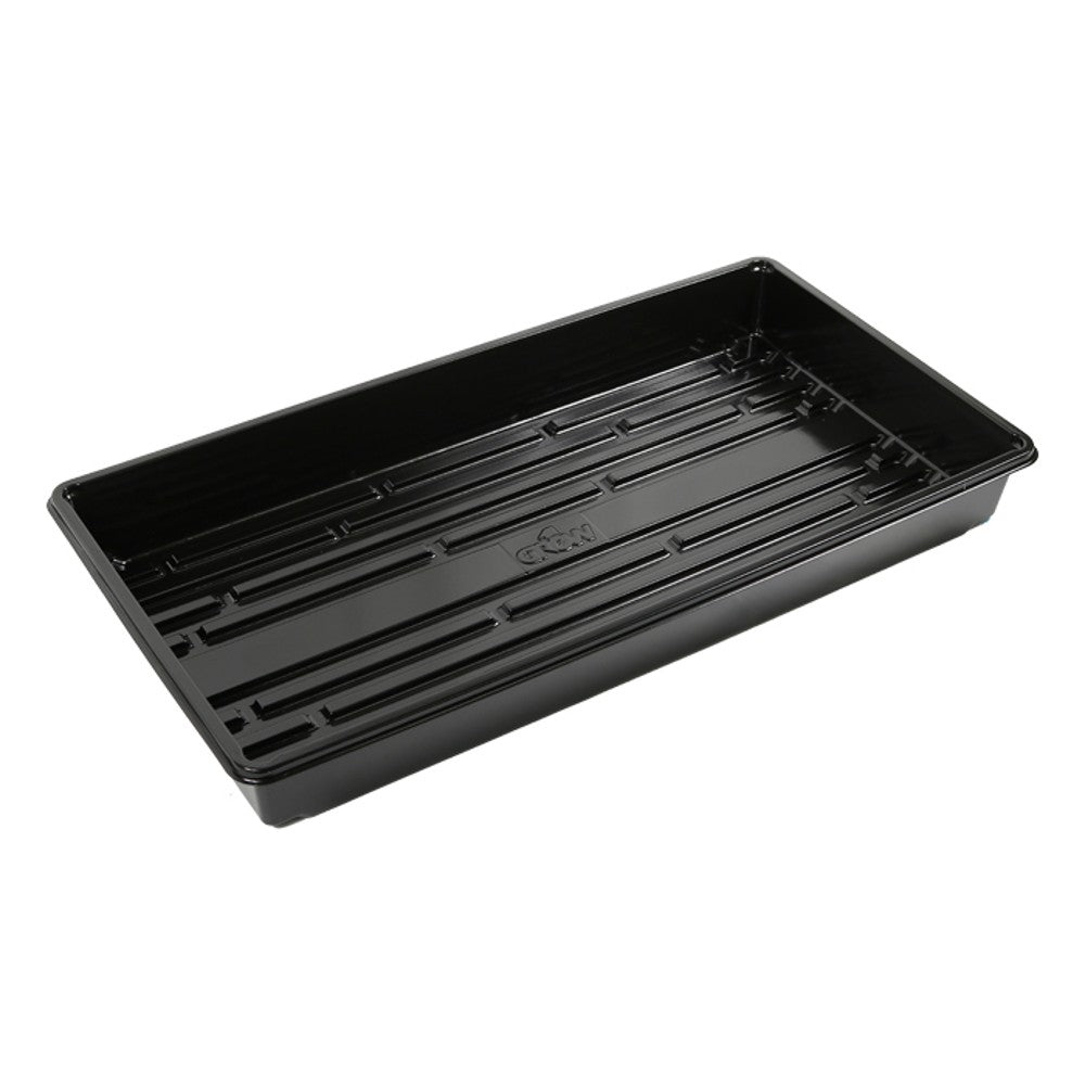 GROW1 EXTREME Propagation Tray w/o Drain Holes Black (10in x 20in x 2.25in) – Trays & Domes