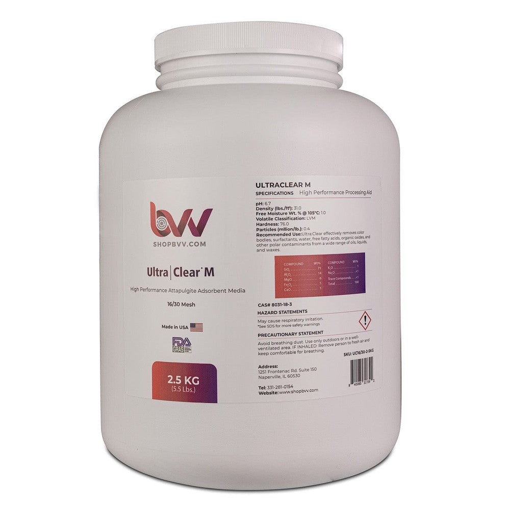 Ultra Clear M - Granular High Performance Bentonite for Bleaching & Decolorizing Edible Oils - Black Label Supply llc