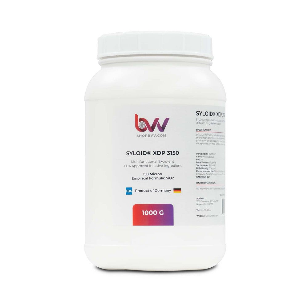 Syloid® XDP 3150 Silica : Turn Distillate to Powder (FDA Approved Ingredient) - Black Label Supply llc
