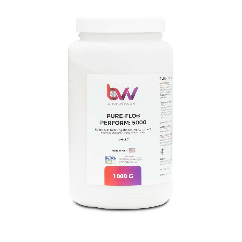 Pure - Flo® Perform 5000 Highly Acid Activated Bleaching & Decolorizing Bentonite for Edible Oils *FDA - GRAS - Black Label Supply llc