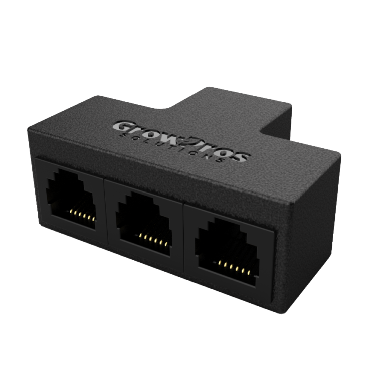 GrowPros 1-3 Data Splitter RJ12 1 female to 3 females