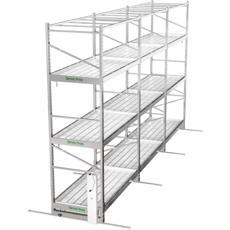 GrowPros 3-Tier Rolling Rack Stainless Steel (CUSTOM PRICED AFTER ORDER)