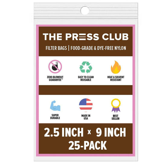 THE PRESS CLUB 2.5" x 9" ROSIN BAGS