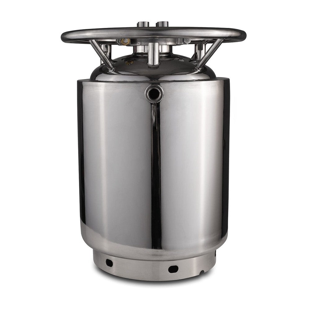 Jacketed Stainless Steel LP Tank with Internal Condensing Coil and Dip Tube - Black Label Supply llc