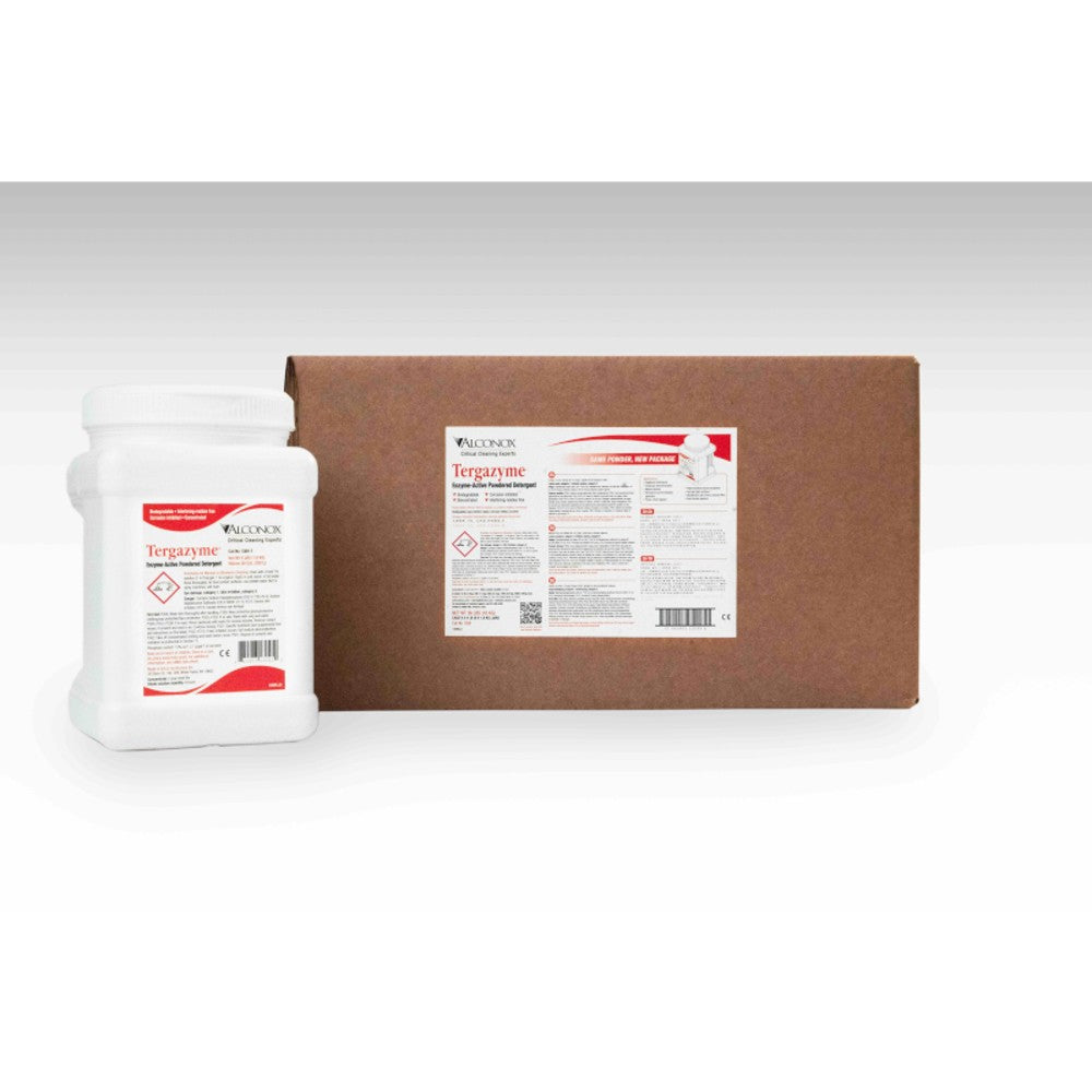 Tergazyme® Enzyme-Active Powdered Detergent – Tergazyme Case of 9x4 lb Boxes (9X1.8 kg) – Cleaning Solvents