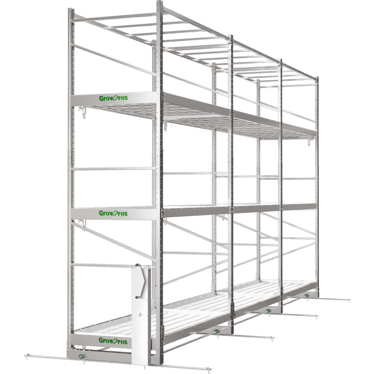 GrowPros 3-Tier Rolling Rack Stainless Steel (CUSTOM PRICED AFTER ORDER)