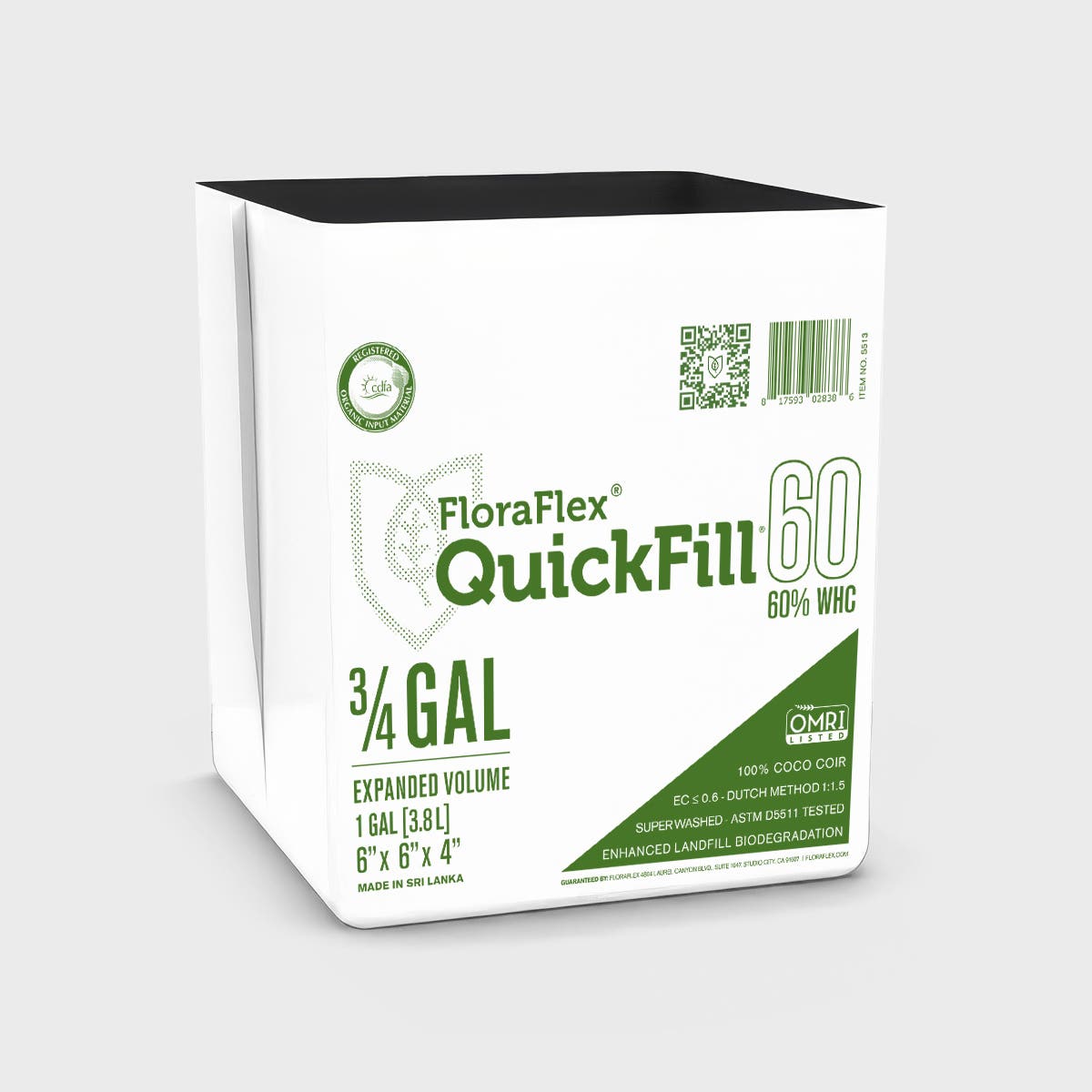 FloraFlex - Quickfill 3/4 Gallon 60% - | Full Pallet of 3000