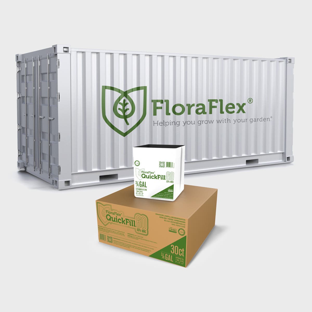 FloraFlex - Quickfill 3/4 Gallon 60% - | Full Pallet of 3000