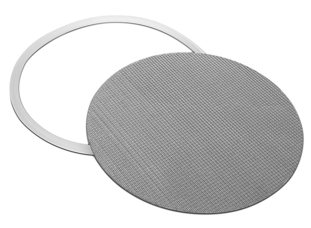 316L Stainless Dutch Weave Sintered Filter Disk 1 micron and up - Silicone - Black Label Supply llc