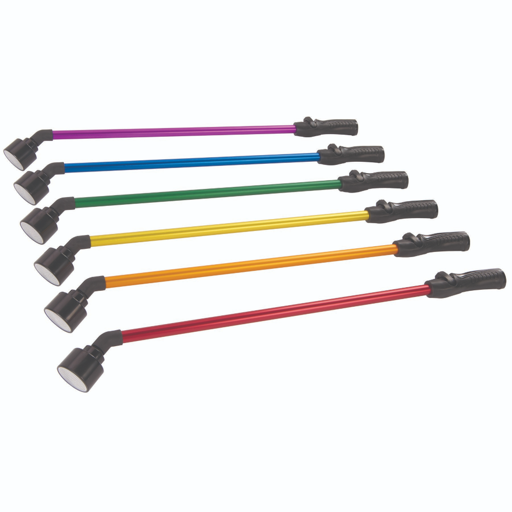 Dramm® One Touch™ Rain Wand - 30in L - Assorted Colors : Red, Orange, Yellow, Green, Blue & Berry - Uncarded