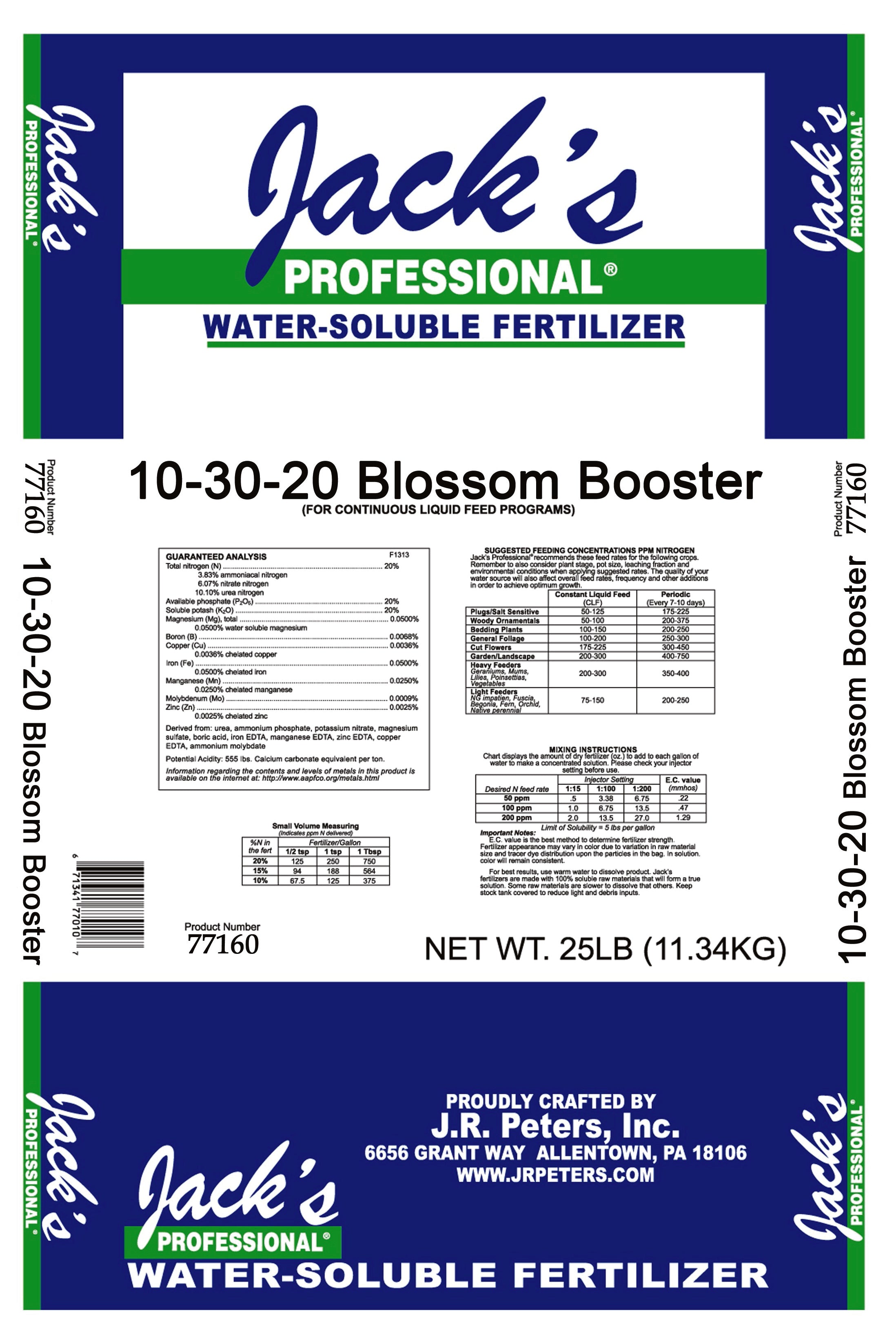 Jack's Professional 10-30-20 Blossom Booster