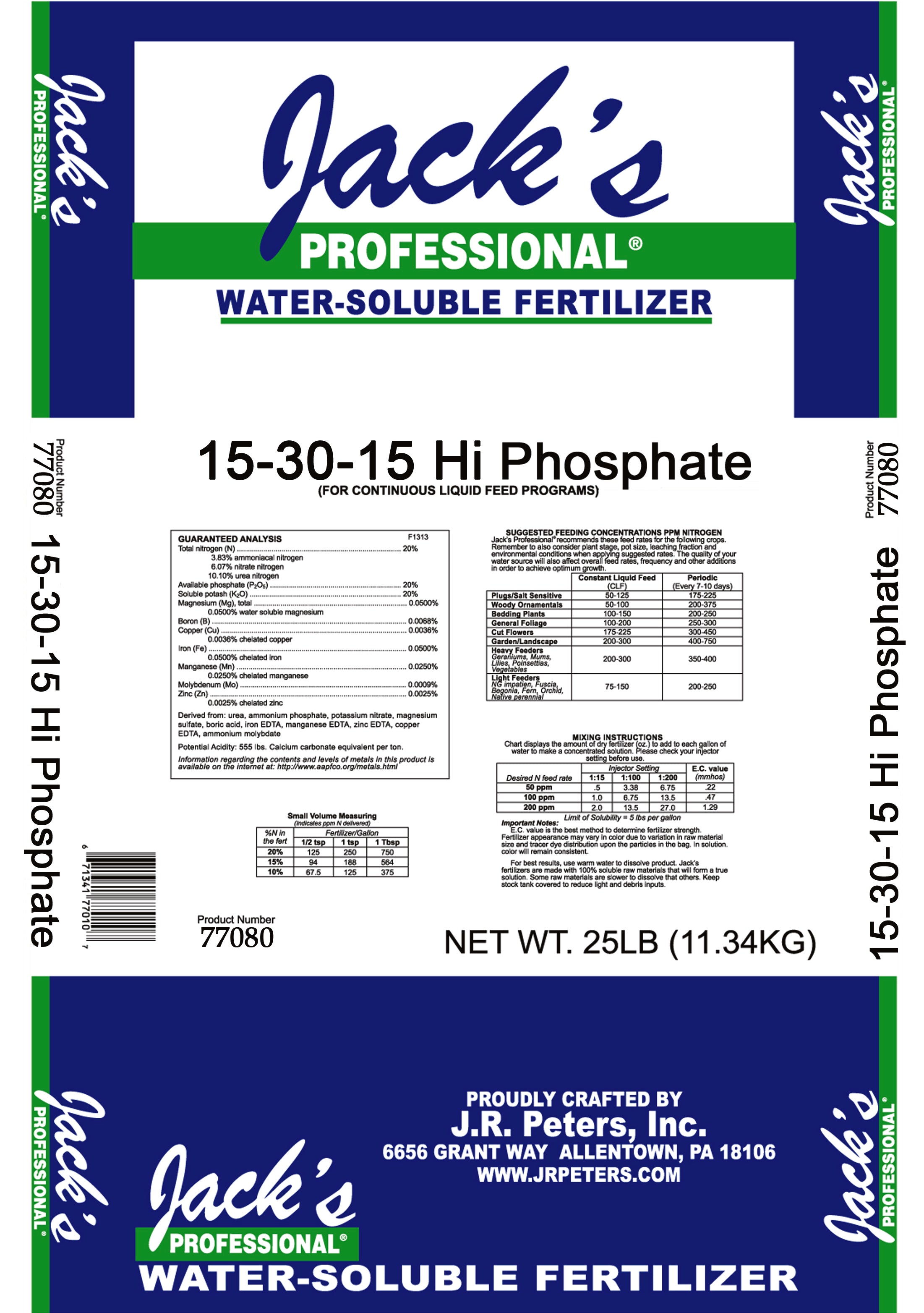 Jack's Professional 15-30-15 Hi Phosphate