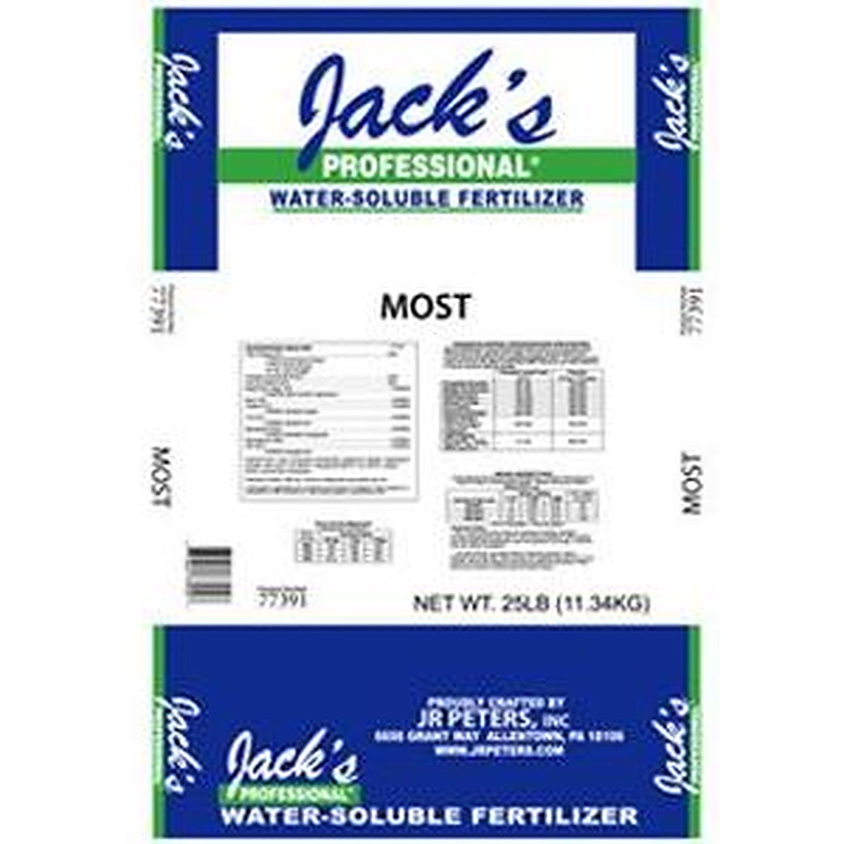 Jack's Elementals Most Mix of Soluble Traces