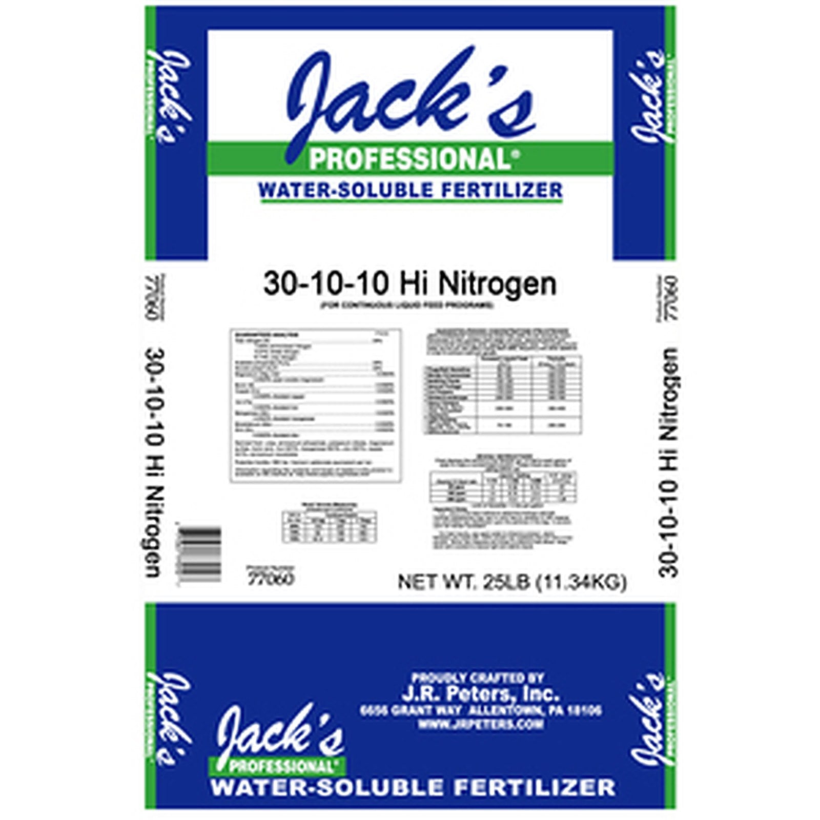 Jacks WSF 30-10-10 Hi Nitro Bag