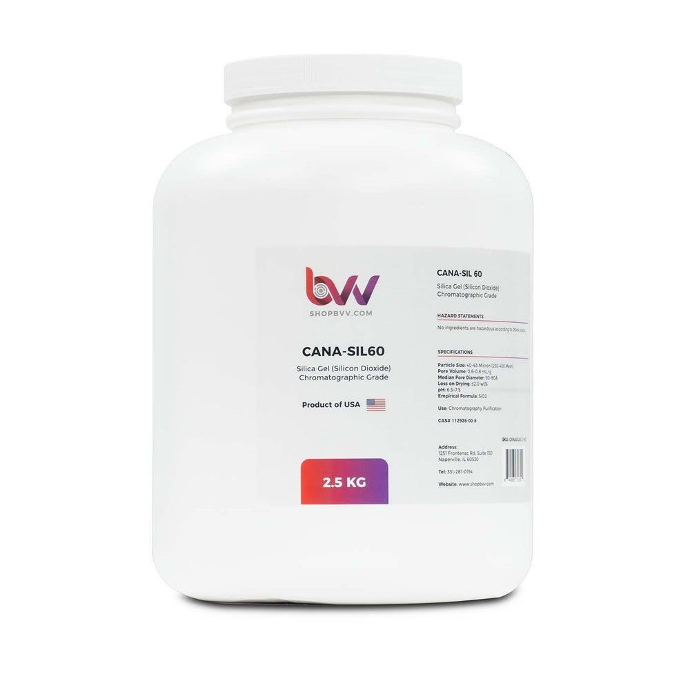 CANA - SIL60™ Silica Gel 60A Chromatographic Grade 40 - 63 micron (230 - 400 Mesh) - Black Label Supply llc