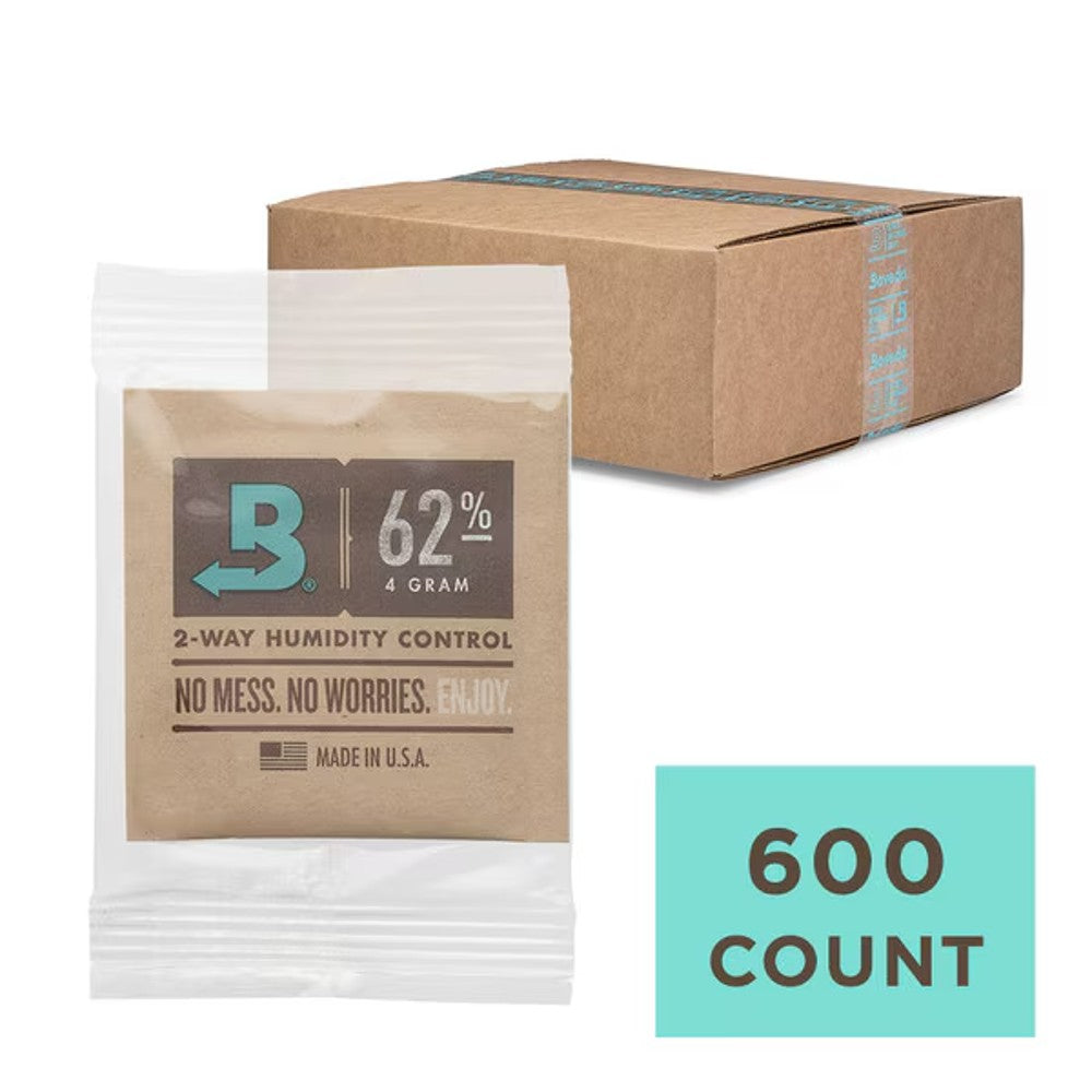 Boveda Size 4 Bulk (Individually Wrapped) (Sold by Case) – Size 4 Bulk Mastercase-62% (Ind. Wrapped) (600/Case) – Humidity Control