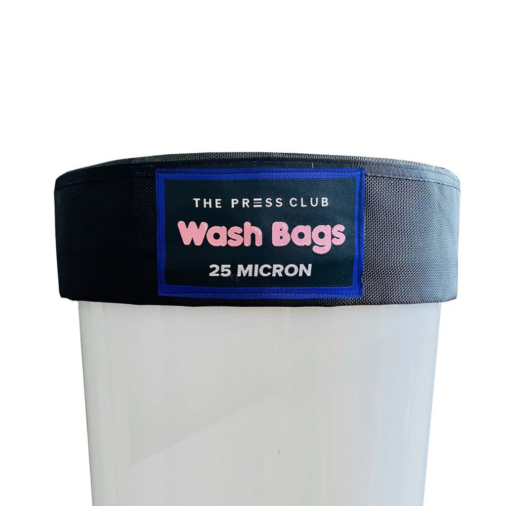 THE PRESS CLUB BUBBLE BAGS – 5 GALLON 3/4 MESH BUBBLE BAGS – 25 Micron – Solventless