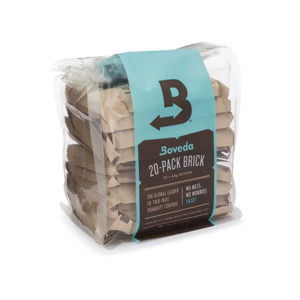 Boveda Size 67 Brick (4/Case) (Sold by Case) – 20 Unwrapped/Brick - 62% - 67g (4/Case) – Humidity Control