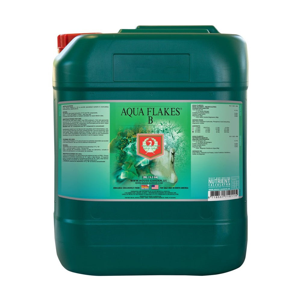 House & Garden Aqua Flakes B - Black Label Supply llc