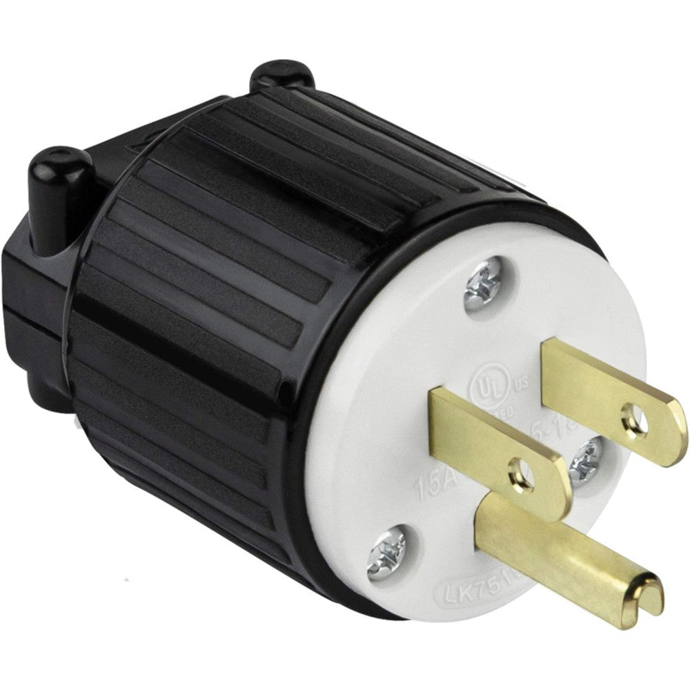 ENERLITES NEMA 5-15P Straight Blade Replacement Plug Connector – Cables / Drivers / Components