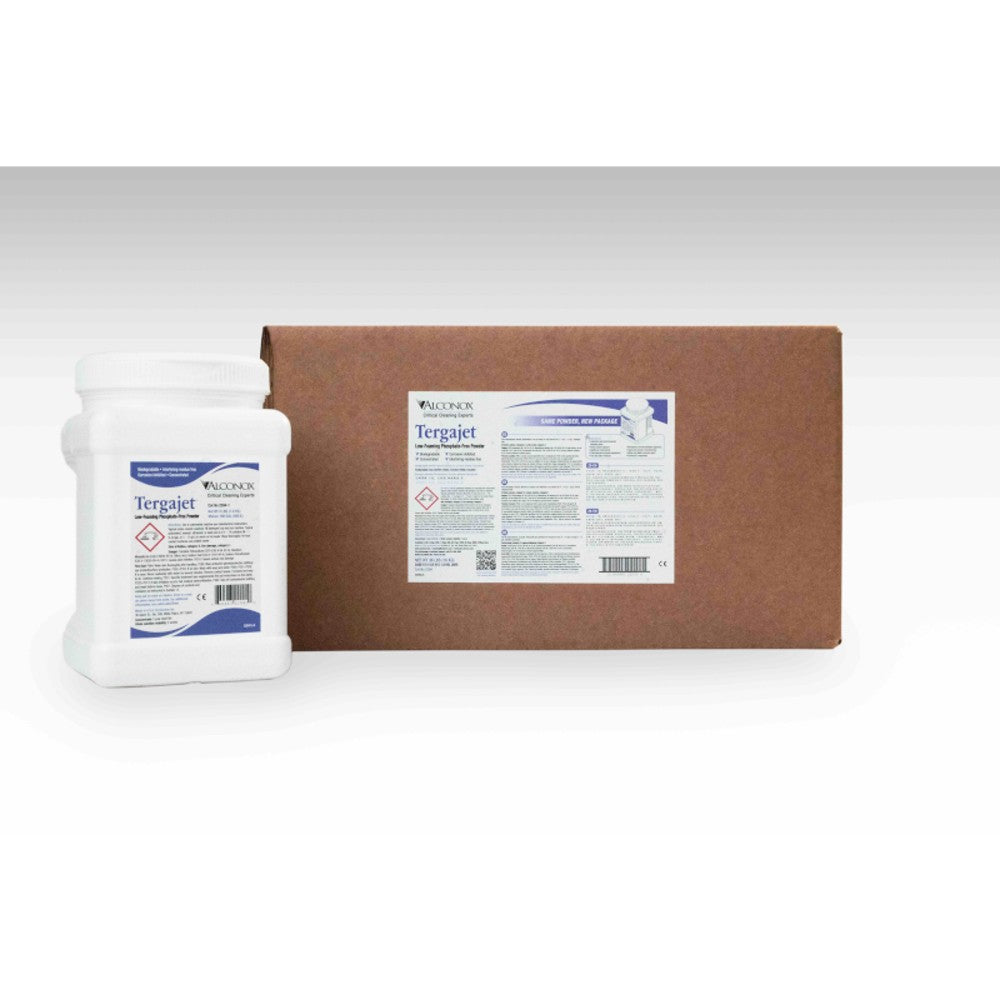 Tergajet® Low-Foaming Phosphate-Free Powder – Tergajet Case of 9x4 lb Boxes (9X1.8 kg) – Cleaning Solvents