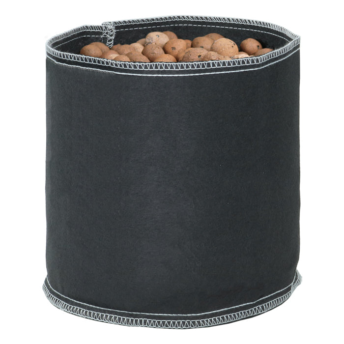 Grow1 fabric pot black 25 gallon, breathable non-woven fabric container