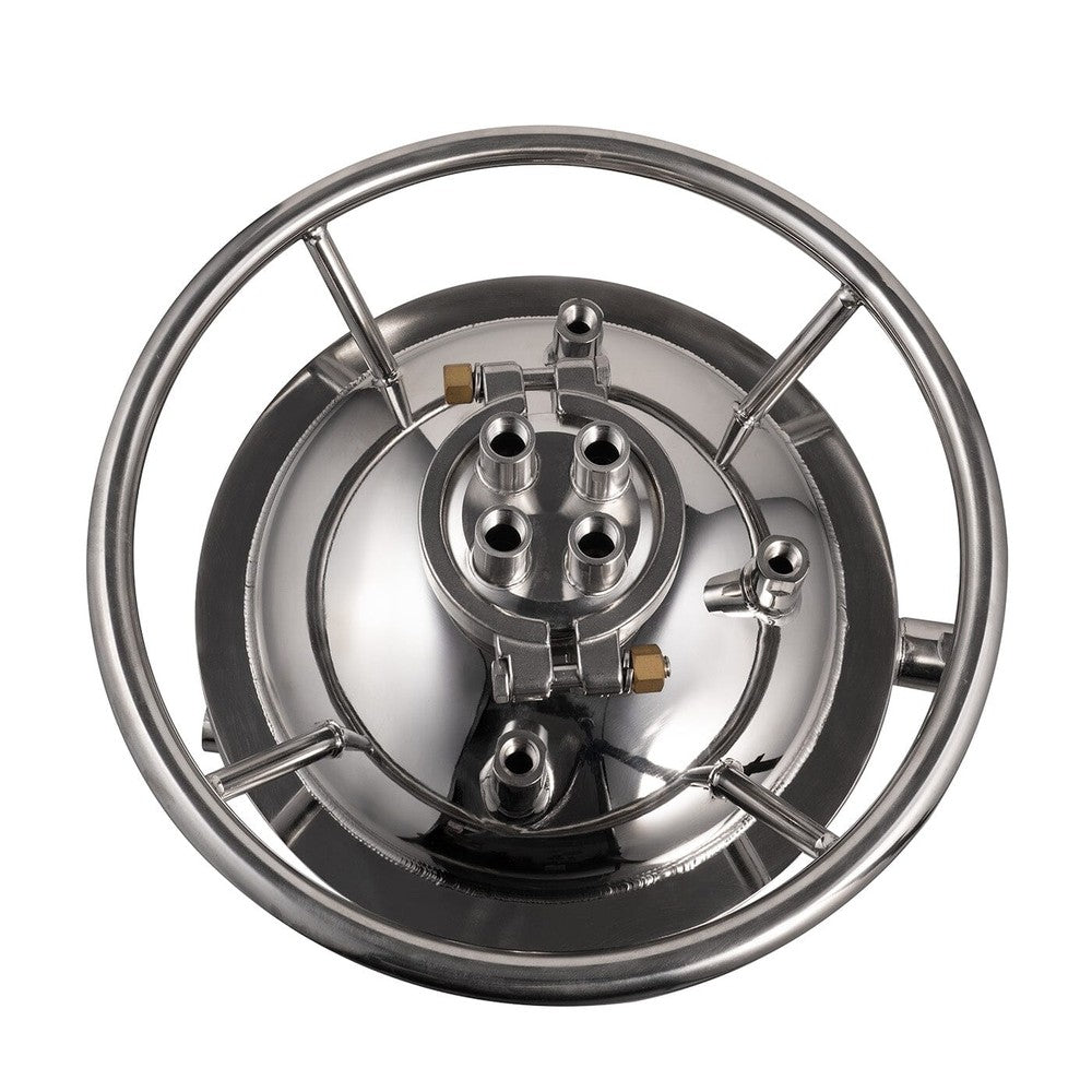 Jacketed Stainless Steel LP Tank with Internal Condensing Coil and Dip Tube - Black Label Supply llc