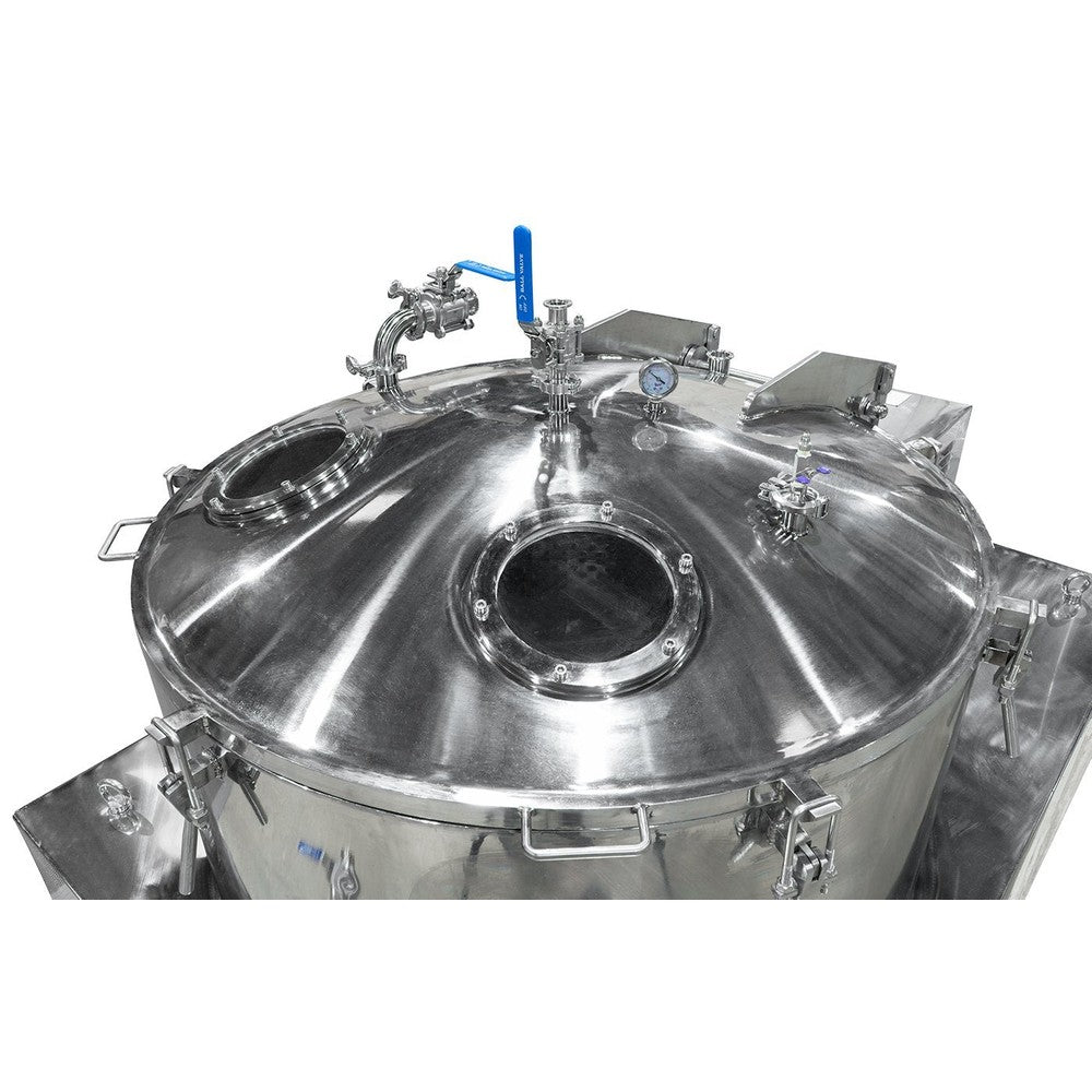 280L Jacketed Stainless Steel Centrifuge with Explosion Proof Motor and Siemens Controller - 85LB Max Capacity - Black Label Supply llc