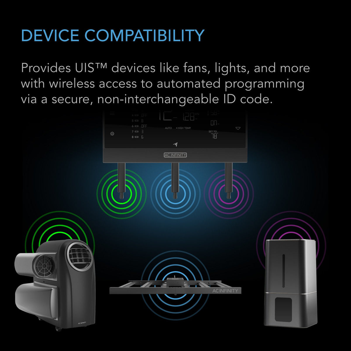 AC Infinity UIS 1-to-1 Wireless Transmitter and Receiver, 2-Pack - detail 3