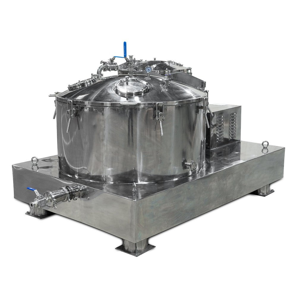 280L Jacketed Stainless Steel Centrifuge with Explosion Proof Motor and Siemens Controller - 85LB Max Capacity - Black Label Supply llc