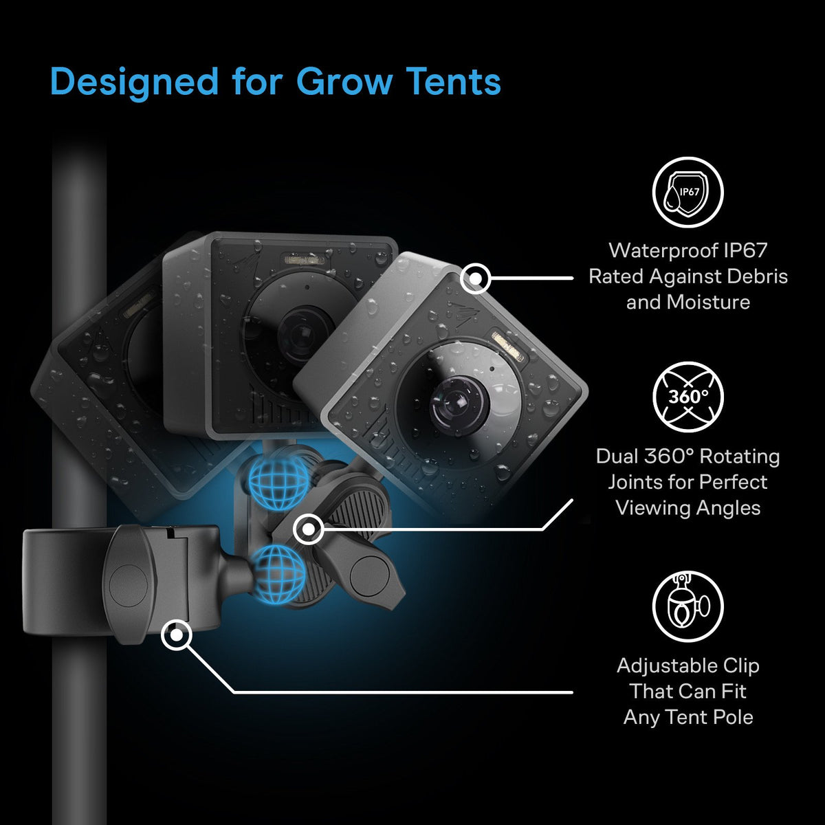 AC Infinity SPECTRON AI-Powered 4K Grow Camera - detail 8