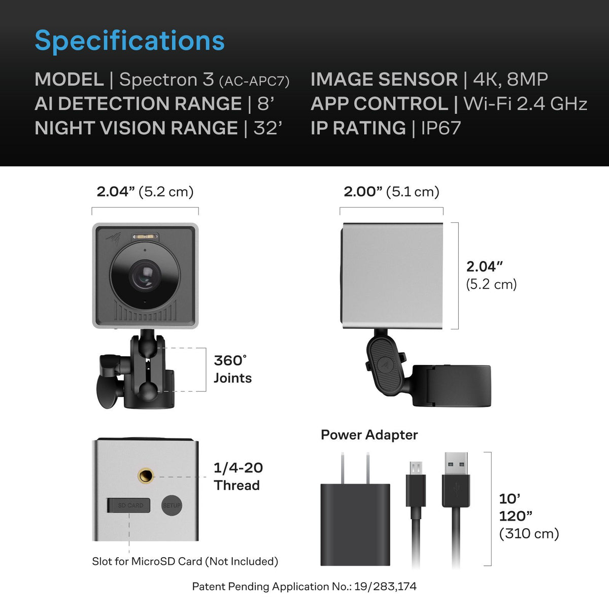 AC Infinity SPECTRON AI-Powered 4K Grow Camera - detail 9