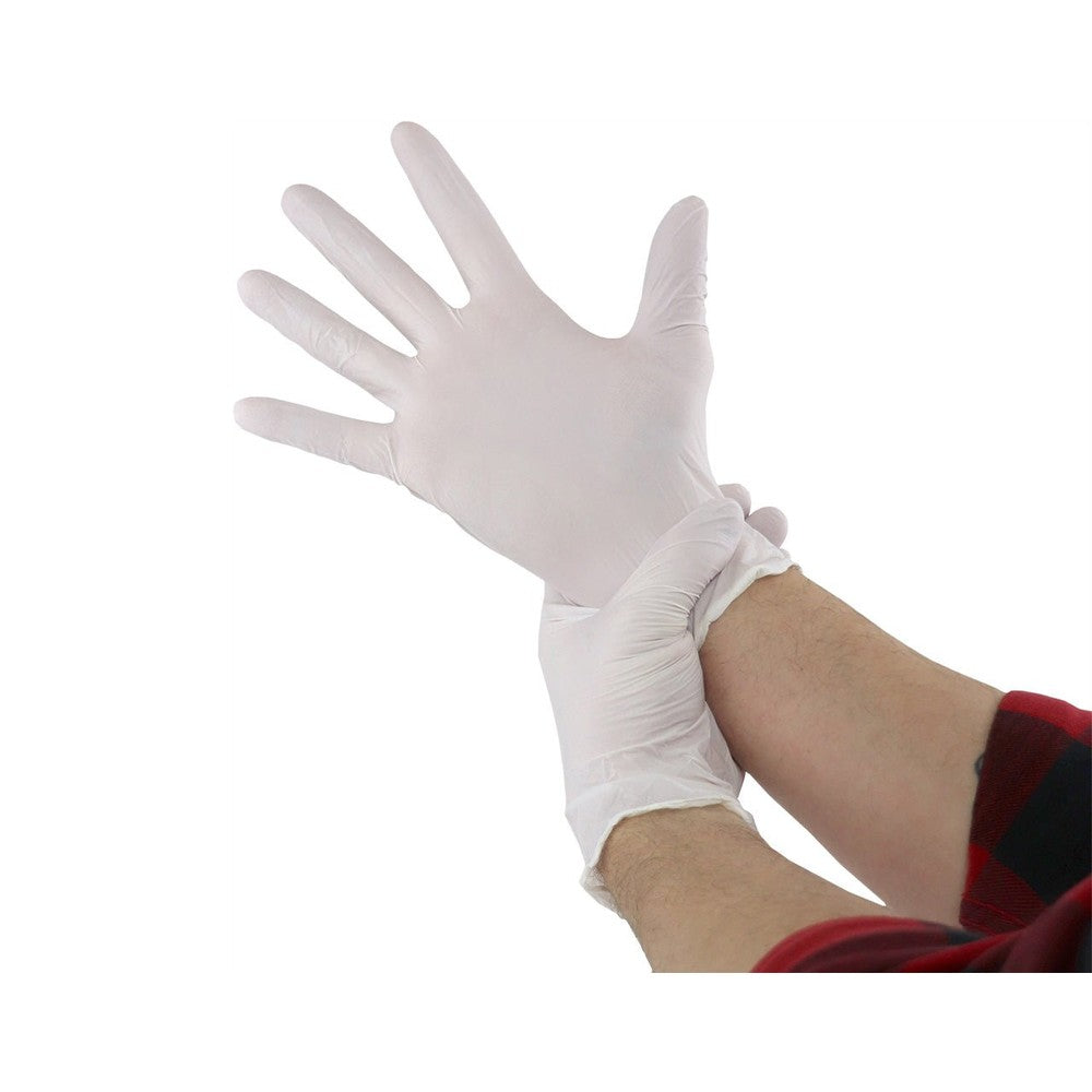 Mad Farmer White Nitrile Gloves, Box of 100 - Black Label Supply llc