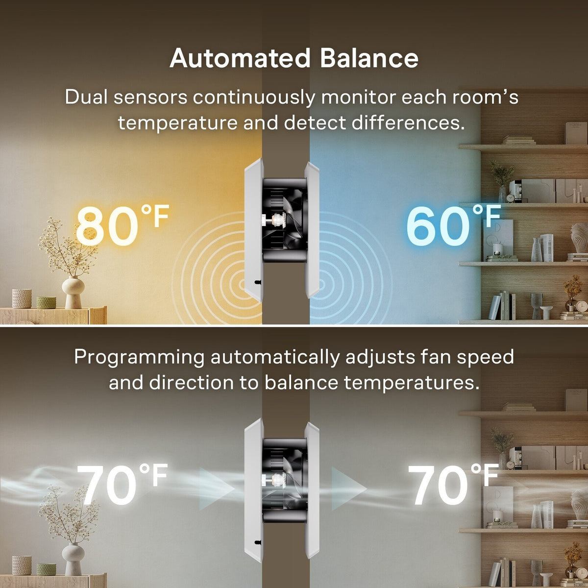 AC Infinity Room to Room Through Wall Fan 6 Inch - detail 3