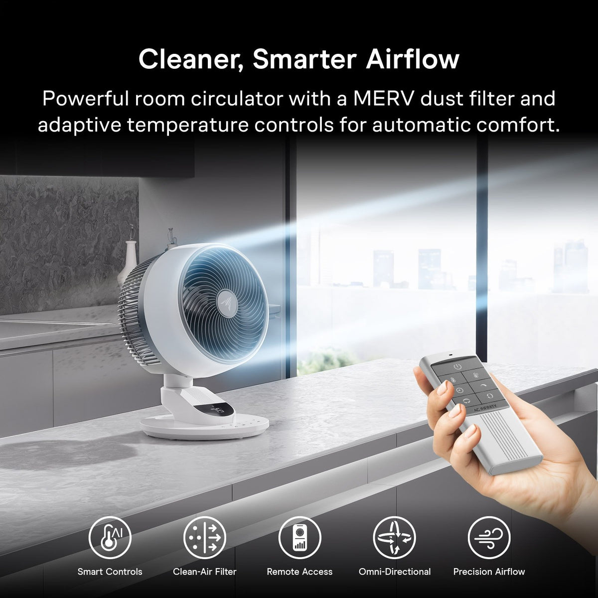 AC Infinity Smart Circulator Fan 9 Inch - detail 3