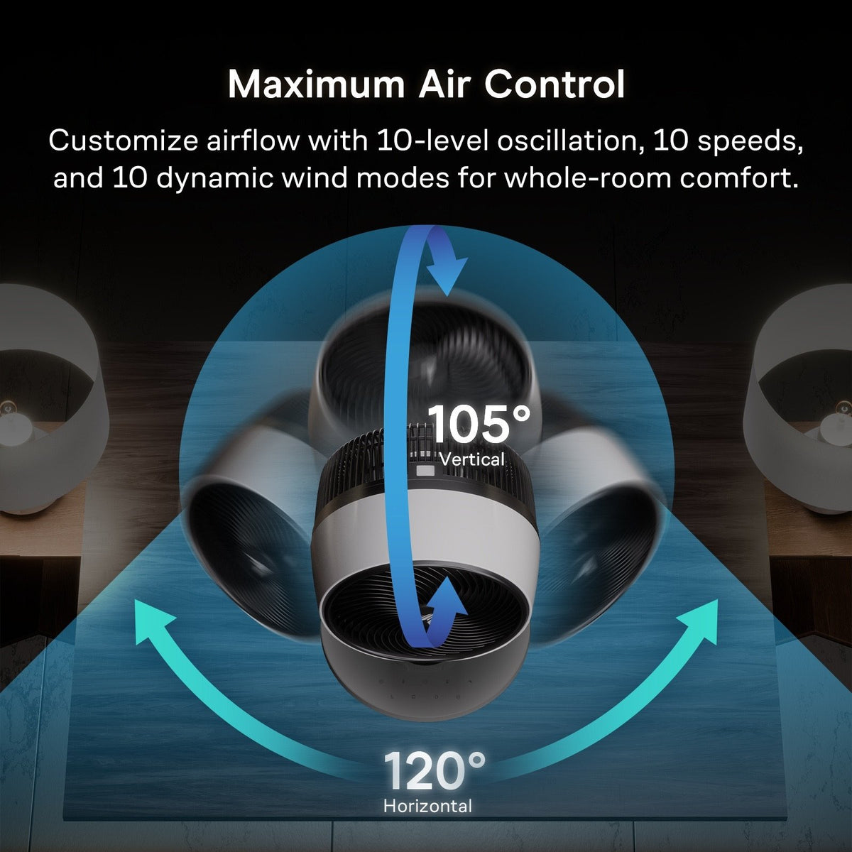 AC Infinity Smart Circulator Fan 9 Inch - detail 6