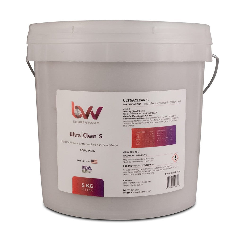Ultra Clear S - Granular High Performance Bentonite for Bleaching & Decolorizing Edible Oils - Black Label Supply llc