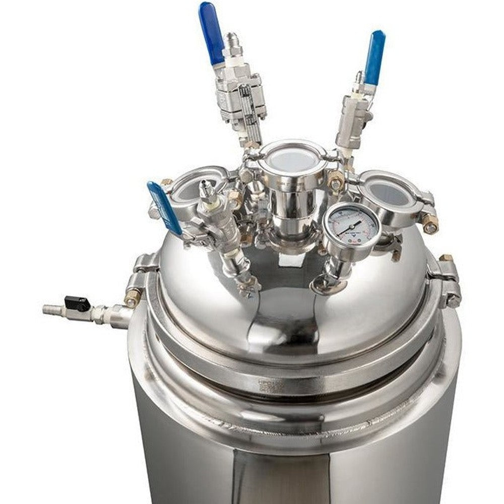 Pre - Built 50L Stainless Steel Jacketed Reactor - Black Label Supply llc